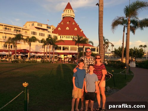 How Our Family of Four Flies Free Six Times Annually 4 Family at Del Coronado