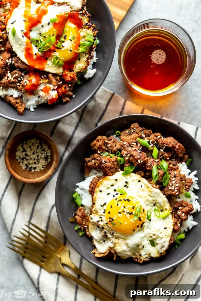 17 Budget-Friendly Ground Beef Recipes to Try This Week 3 Korean Ground Beef Bowl
