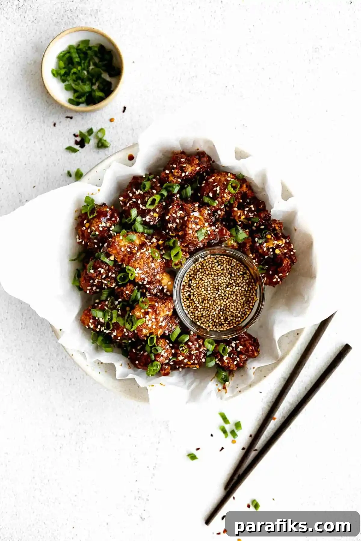 12 Quick Air Fryer Recipes That Taste Amazing 3 Air Fryer Sesame Cauliflower Wings