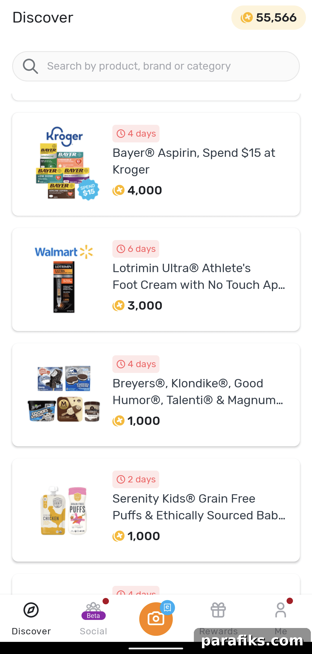 Fetch Rewards Complete Special Offers screenshot of my Fetch Rewards App