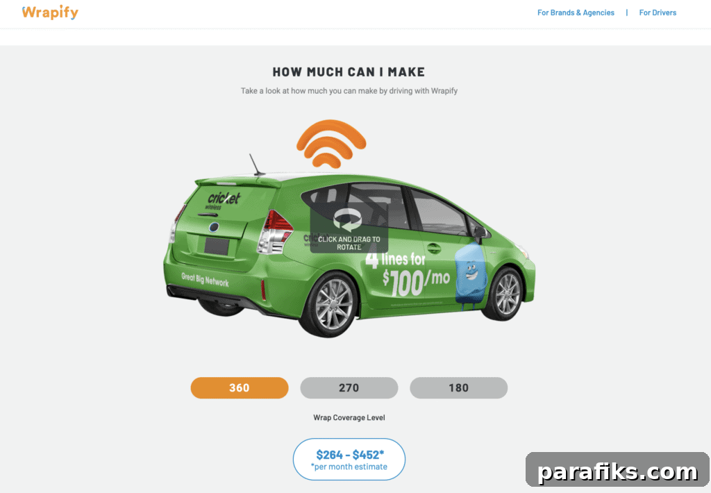 get paid to advertise on your car with wrapify