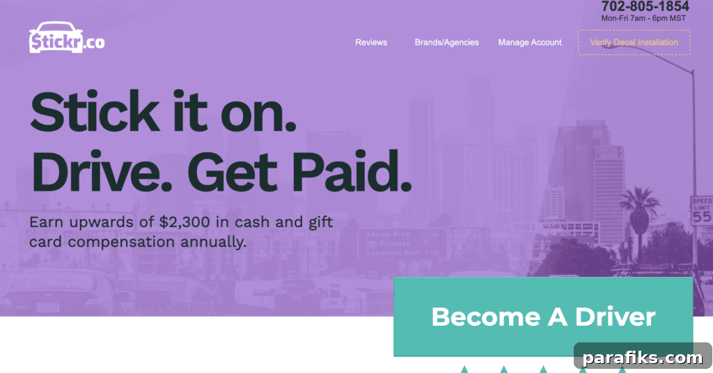 advertising car wraps get paid with stickr