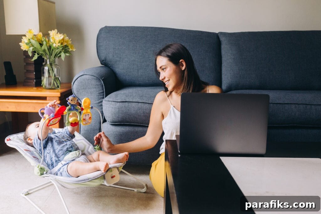 how to work as a single mom without help