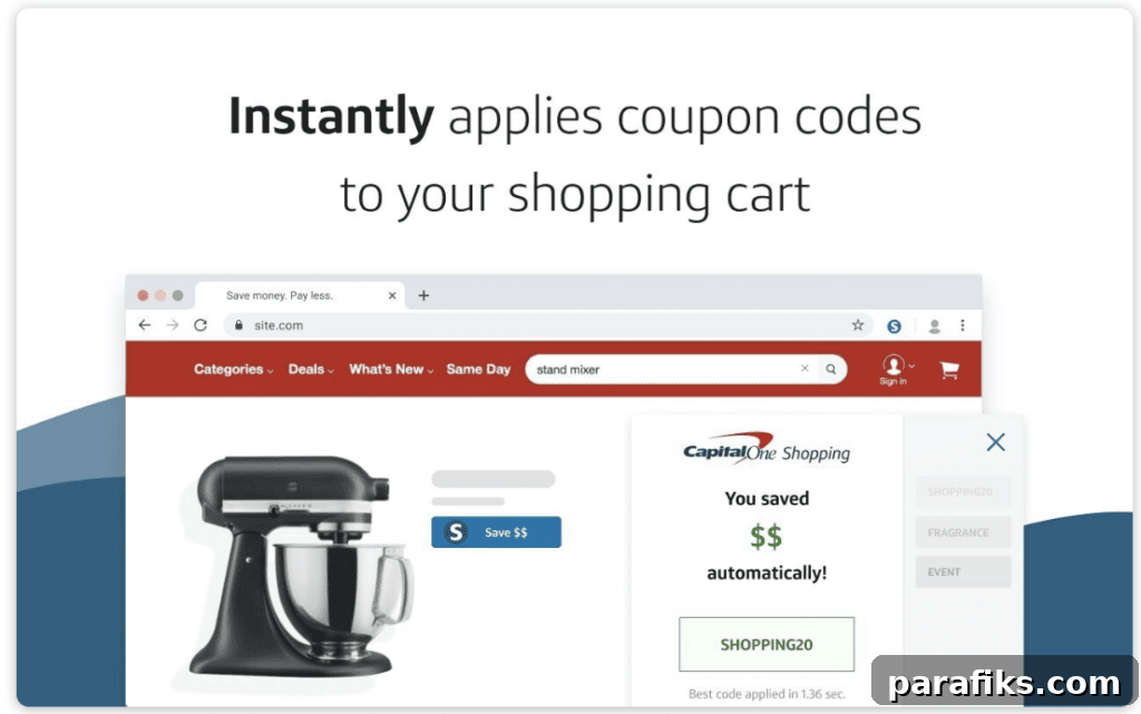 capital one shopping extension