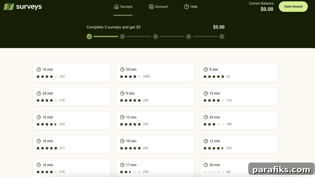 FiveSurveys Review: Is This Paid Online Survey Site Legit? 2 Five Surveys Review Sample Surveys