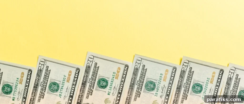 picture of $20 dollar bills with yellow background for an article about How To Get Free Money On Cash App