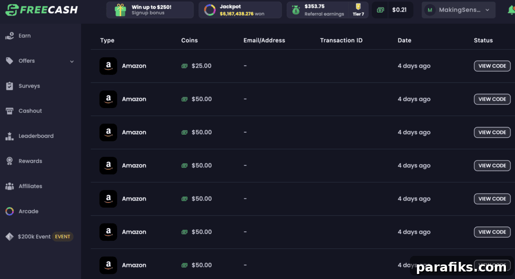 Freecash Review 2026: How I Earned $720 Using Freecash 4 Freecash payment proof