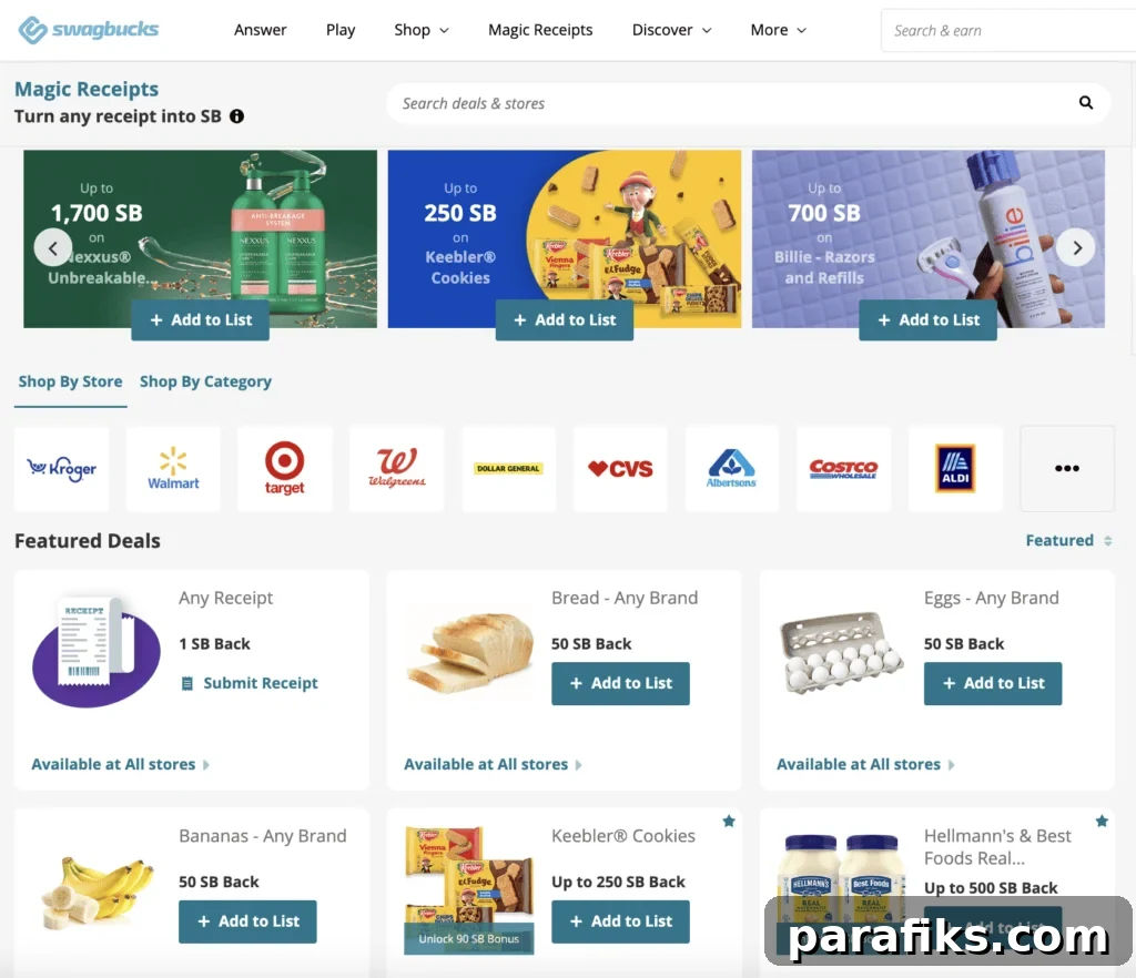 Best cash back apps for groceries
