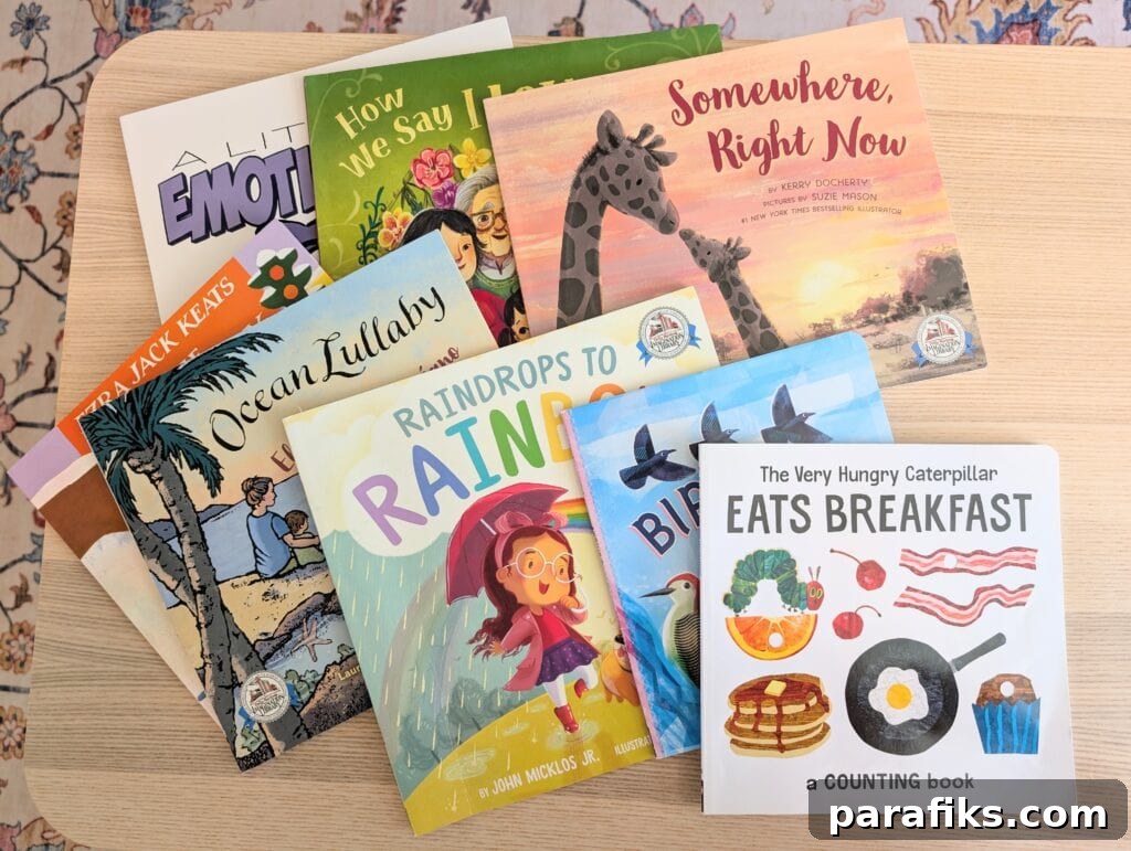 Here are some of the free books we've received from Dolly Parton's Imagination Library.