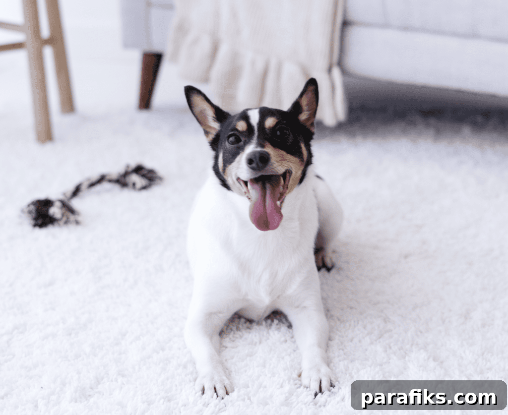 dog laying down with tongue hanging out - is rover worth it for making money