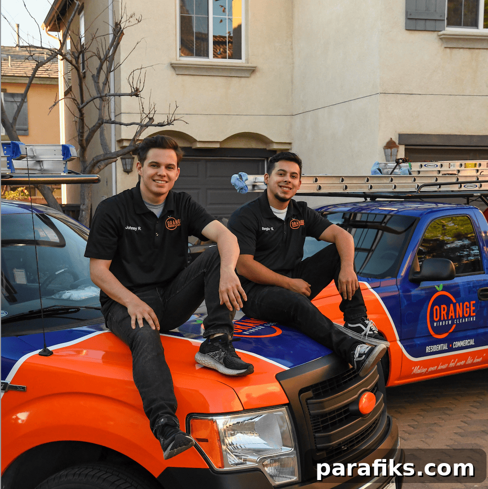 How To Start a Remote Cleaning Business - picture of Home Service Academy and Orange Window Cleaning