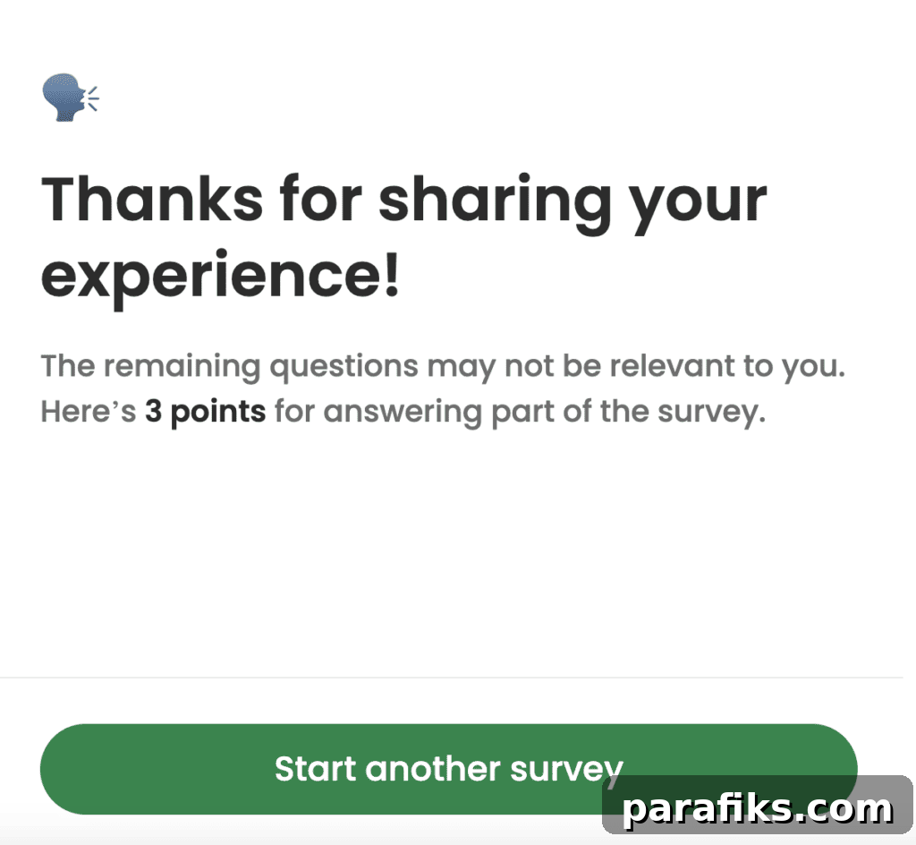 Earned $15 in 2 Hours Doing Surveys: Was It Worth My Time? 3 reward for being kicked out of survey for not being relevant