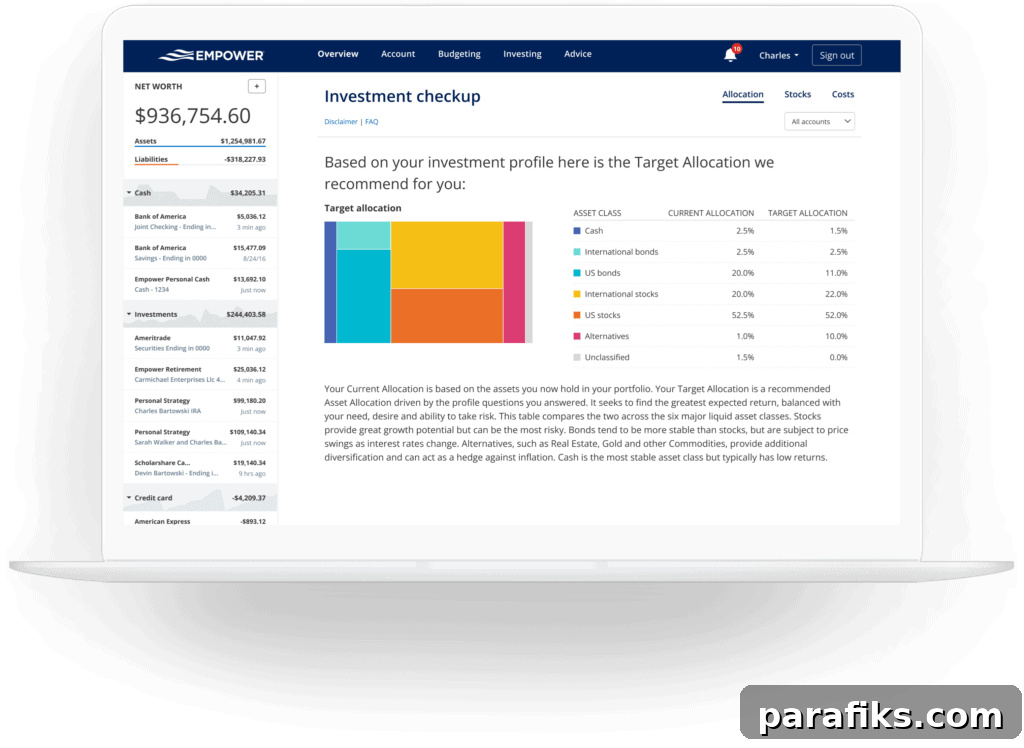 Empower Review: Is This the Top Free Financial Planning Tool? 4 Empower's investment checkup tool