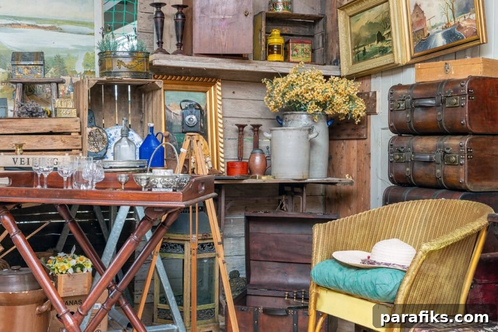 furniture in antique stall for article best places to sell antiques