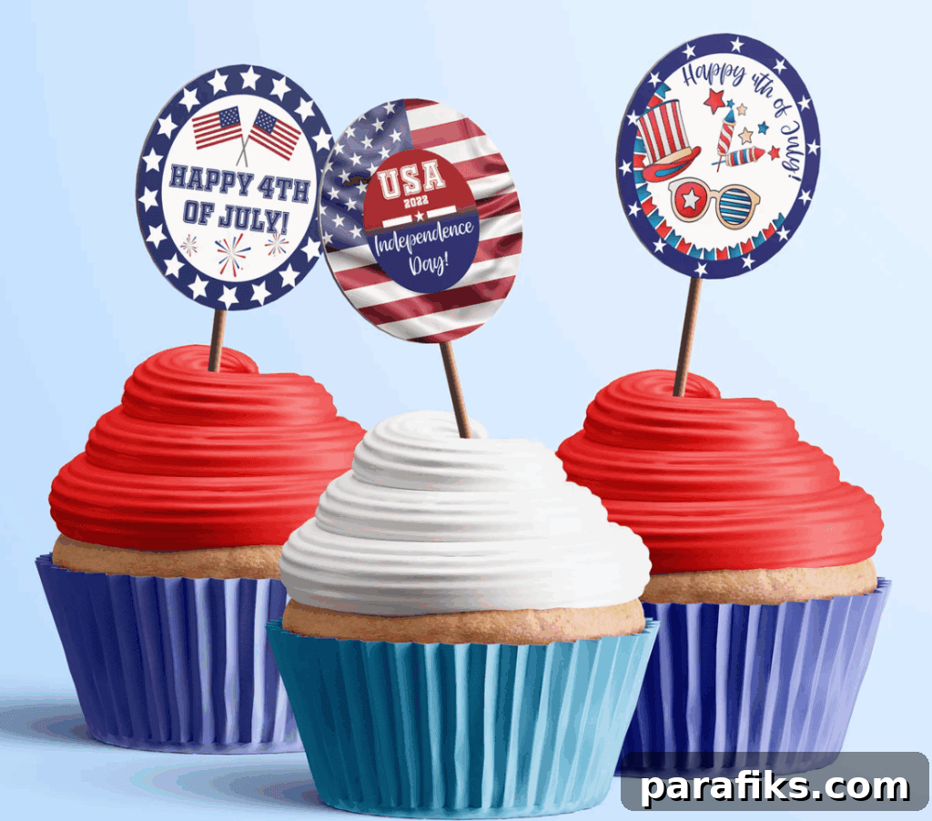 Cupcake toppers for holidays