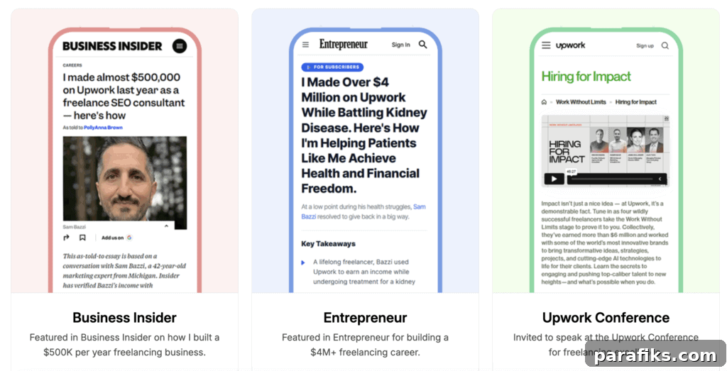 How I Earned $4,000,000 Freelancing From Home Online 3 Here are some of the places I've been featured.