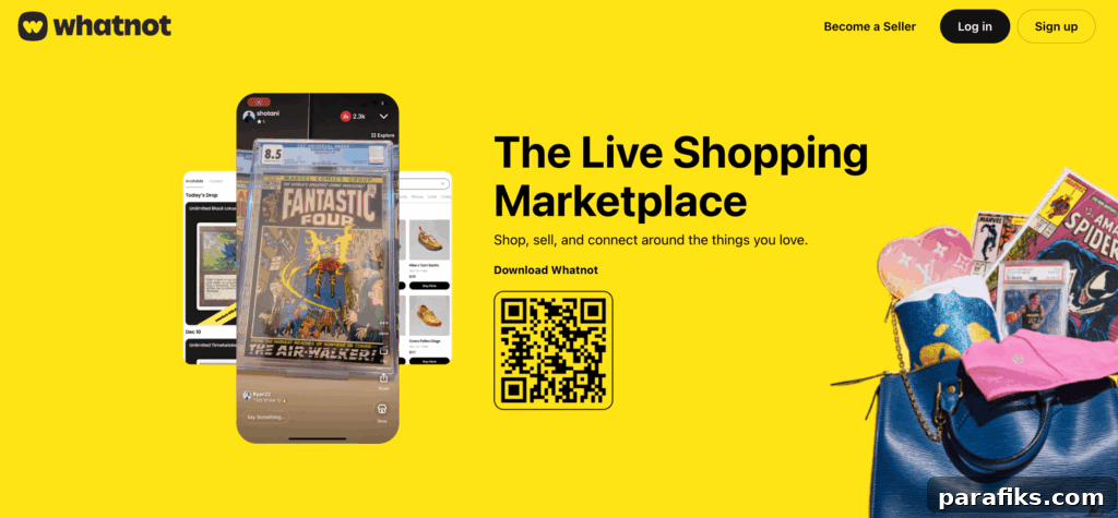 Whatnot Live Shopping App Review — Is It Worth Trying? 2 Whatnot homepage screenshot