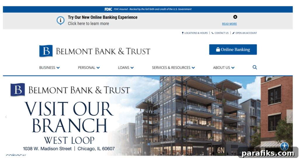 Belmont Bank & Trust Co. logo