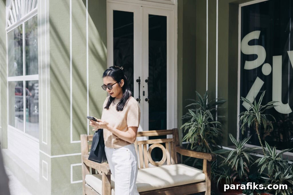 Build a Purposeful Life Beyond the 9-to-5 Routine 2 woman on phone outside of store