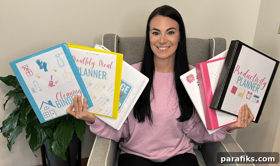 How We Left Our 9–5s and Built a $1M+ Online Business for Financial Freedom 5 Brittany and her planners