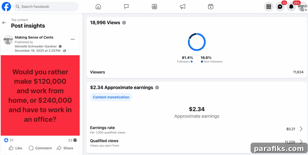 Top Remote Business Ideas for 2026: 8 Profitable Work-From-Home Options 2 Here's an example of a Facebook post I was paid for. No, it's not a ton of money, but it took me about one minute to think of and schedule this question to my Facebook page.
