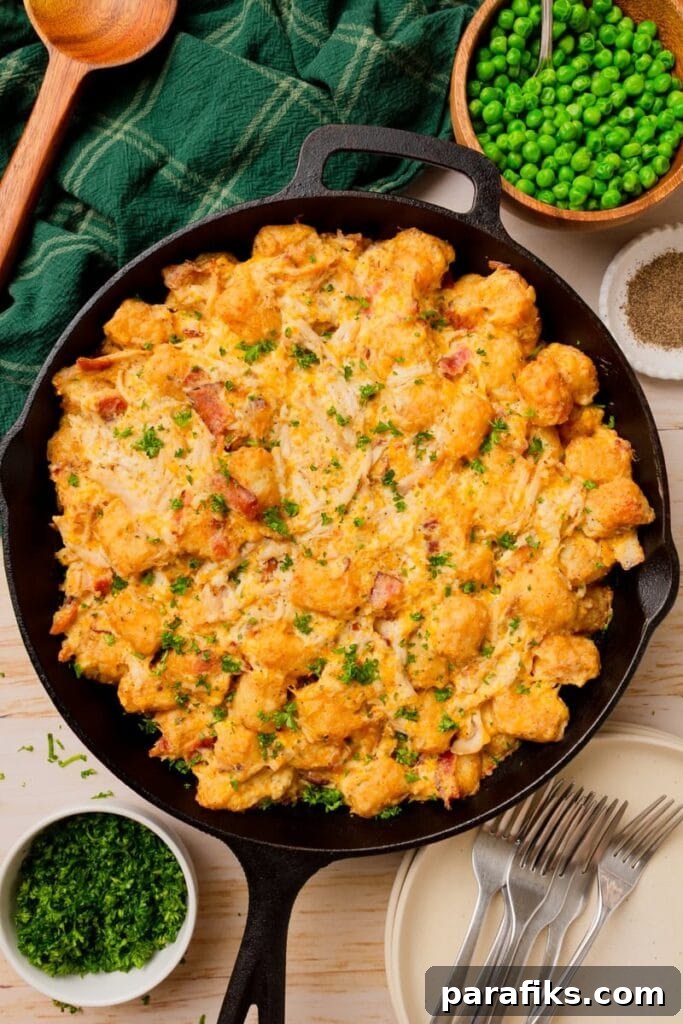 12 Budget-Friendly Dinner Ideas for Tight Times 8 Chicken Tatar Tot Casserole