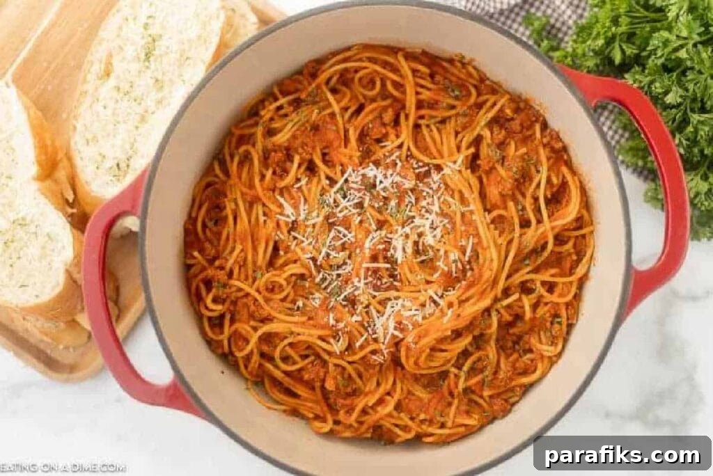 12 Budget-Friendly Dinner Ideas for Tight Times 10 One Pot Spaghetti