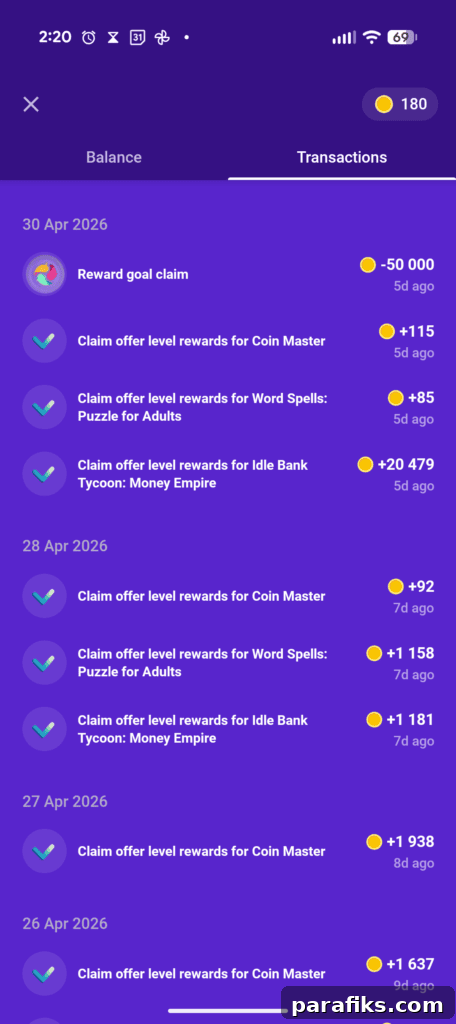Snakzy App Review: How I Earned $55 Playing Mobile Games 6 Here are some of the points I earned on Snakzy.