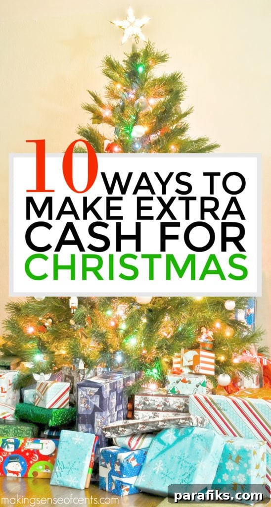 Are you looking to make extra money for the holidays? Check out this post for 10 great ways to make extra money for Christmas so that you can have more Christmas money!
