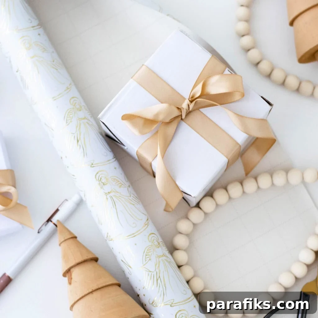12 Ways to Earn $500 Before Christmas Without a Second Job 3 wrapped Christmas gifts with wrapping paper and a pen on a table